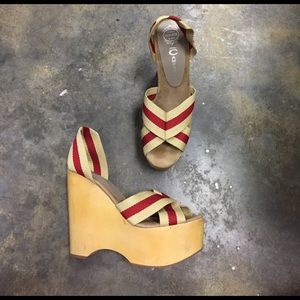 Jeffrey Campbell Havana Last Woven Wood Wedge